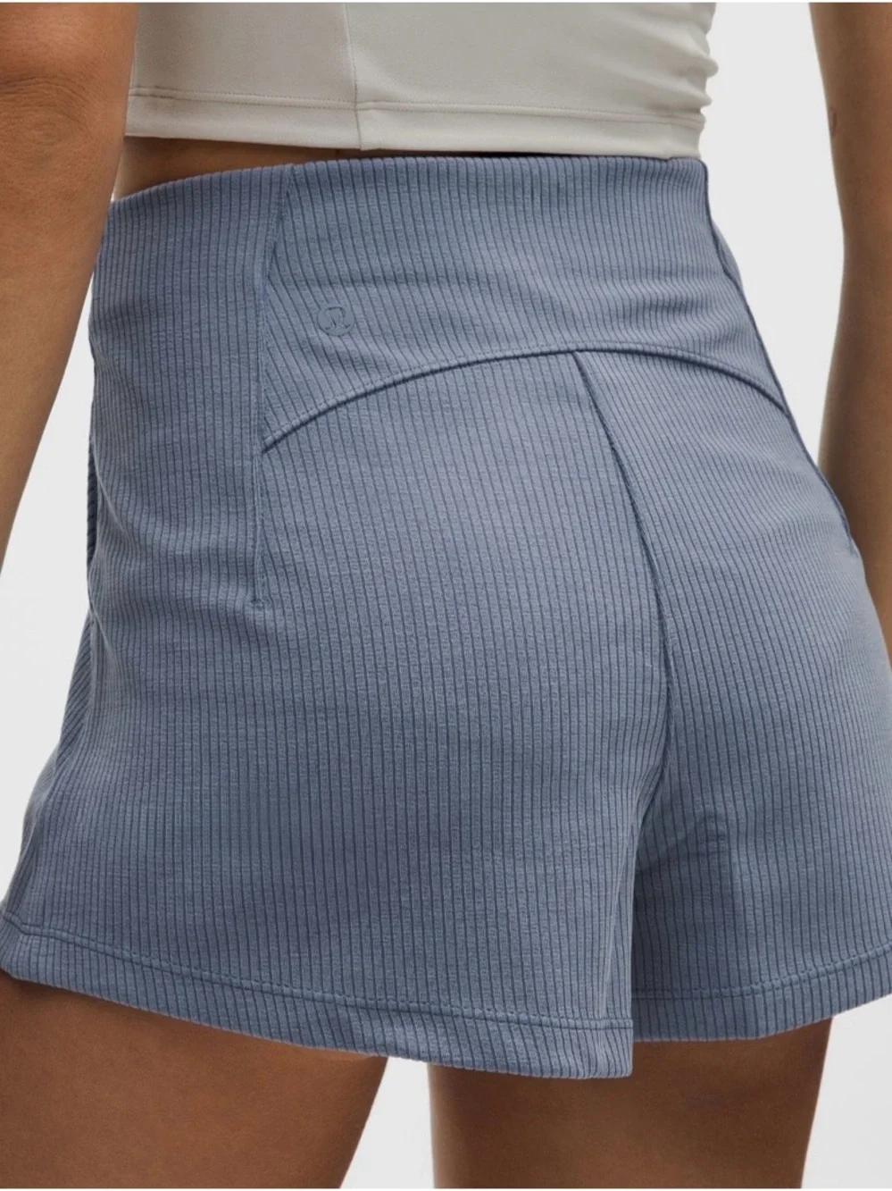 Lululemon Ribbed Softstream High Rise 2" Shorts - Picture 3 of 6